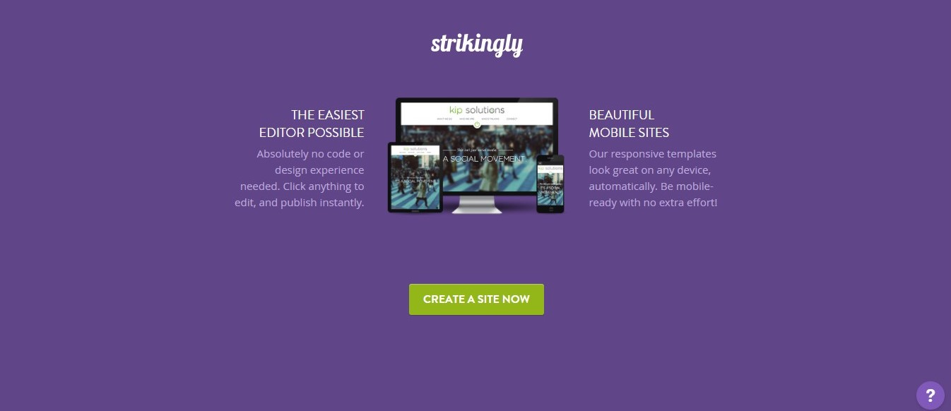 Strikingly Select Template Strikingly Select Template